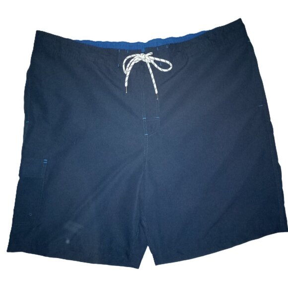 2 Pair Men's Board Shorts  Size XXL   Black  Navy  UPF 50  Goodfellow & Co.  NEW - Picture 8 of 13